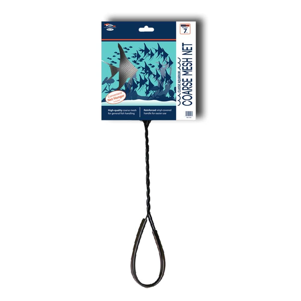 Weco Products Classic Coarse Mesh Net Standard Handle - Black - 7 in