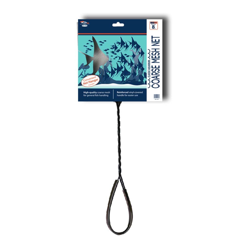 Weco Products Classic Coarse Mesh Net Standard Handle - Black - 8 in