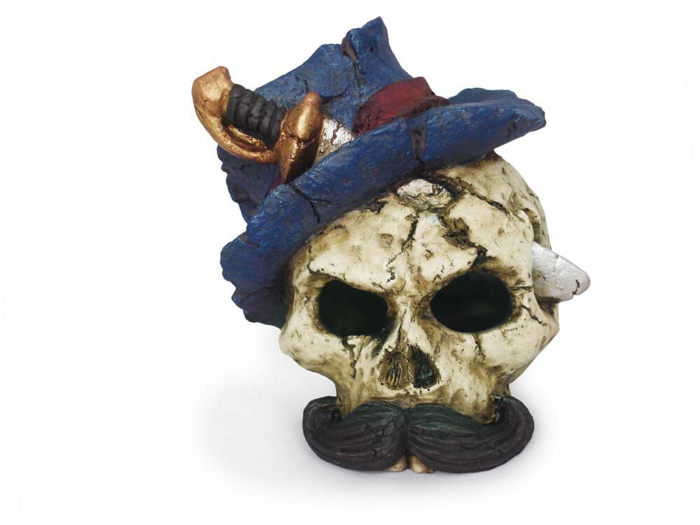 Weco Products Wecorama Catacombs Battle Skull Aquarium Ornament - Multi-Color
