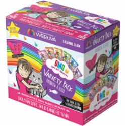 Weruva BFF OMG Rainbow Variety Pack Wet Cat Food - 3 Oz Pouch - Case of 12