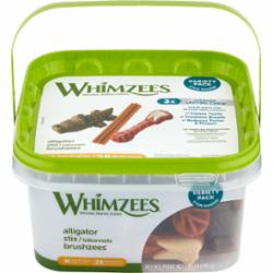 Whimzees Variety Pack Dental Dog Chews - Medium - 28 Count Pail