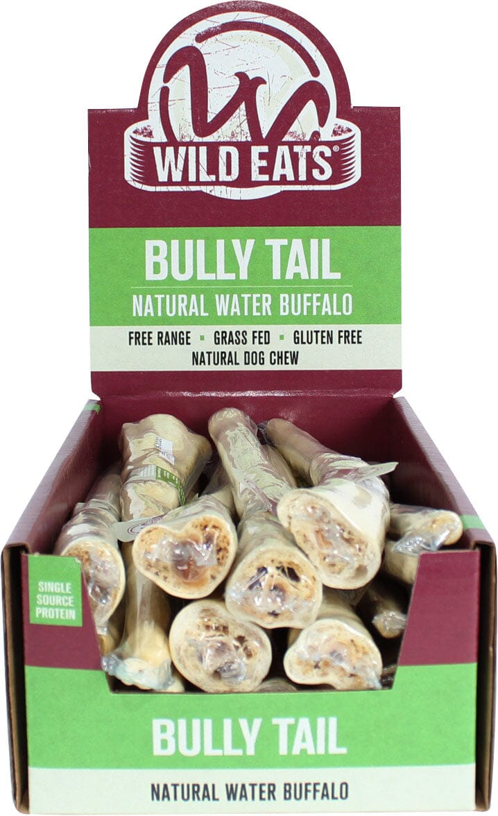 Wild Eats Wild Eats Water Buffalo Tails Natural Dog Chews - Buffalo - 18 Count