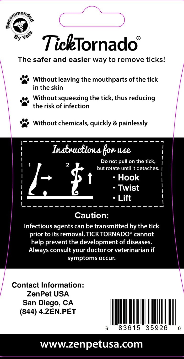 ZenPet Tick Tornado Tick Remover Tool - One Size