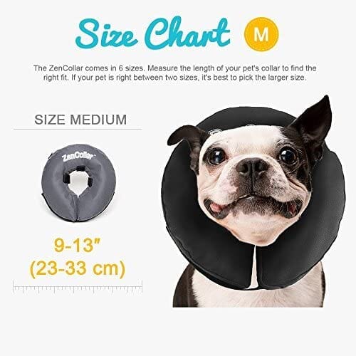 ZenPet ZenCollar Inflatable Recovery Collar - Medium