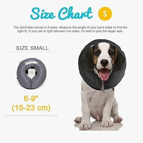 ZenPet ZenCollar Inflatable Recovery Collar - Small