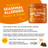 Zesty Paws Aller-Immune Bites for Seasonal Allergies Lamb Flavor Immune Function   Sensitive Skin & Gut Health for Dogs