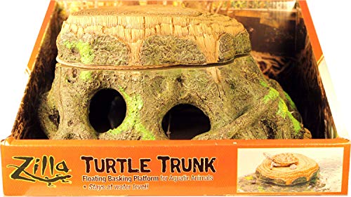 Zilla Freestanding Floating Basking Platform - Turtle Trunk - 11.75" x 9.5" x 5.25"