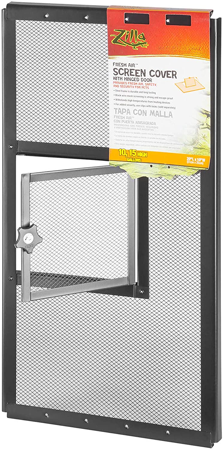 Zilla Fresh Air Screen Cover with Hinged Door - 20