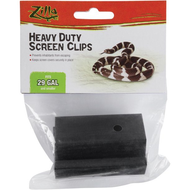 Zilla Heavy Duty Screen Clips - 5-29 gal - 2 pk
