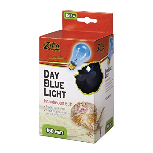 Zilla Incandescent Day Blue Light Bulb - 150 W