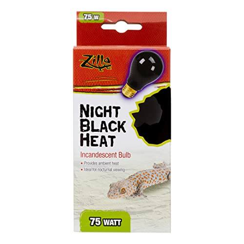 Zilla Incandescent Night Black Heat Bulb - 75 W