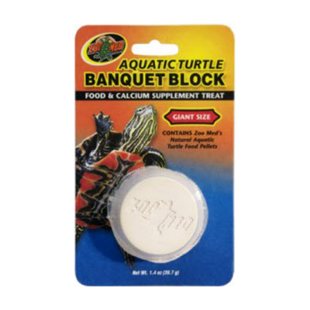Zoo Med Laboratories Aquatic Turtle Banquet Block Food & Calcium Suppl