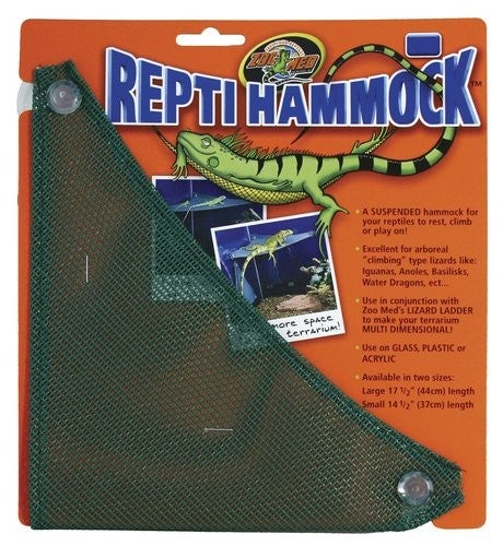 Zoo Med Laboratories Repti Hammock⢠Soft Nylon Mesh for Reptiles - 17.5 Inch Large