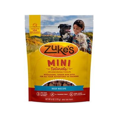 Zuke's Mini Naturals Beef Soft and Chewy Dog Treats - 6 oz Bag