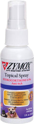 Zymox Pet Topical Spray with Hydrocortisone Dog Wound Care - 2 Oz