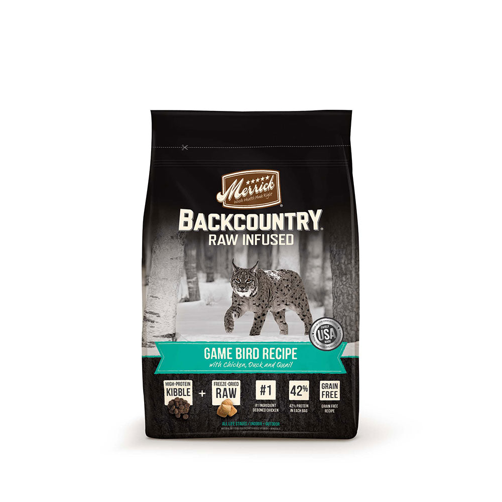 Merrick 'Backcountry' Grain-Free Game Bird Feline Dry Cat Food - 3 lb Bag  