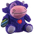 Hero Chuckles 2.0 Multi-Sound Making Cow Plush Dog Toy - Purple - Large