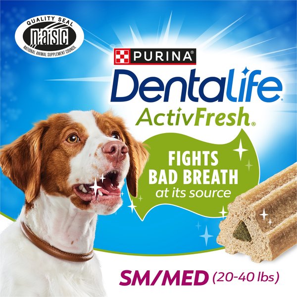 Purina DentaLife Soft and Chewy Dental Dog Treats - Small/Medium - 10 Count - 4 Pack