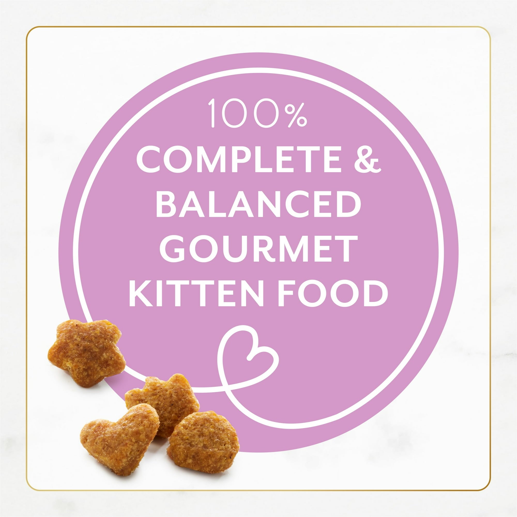 Purina Fancy Feast with Savory Chicken and Turkey Kitten Recipe Dry Cat Food - Case of 4
