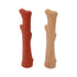 Petstages Dogwood Real Wood Blended BBQ-Flavor Chew Stick Fetch and Floating Dog Toy - 2 Pack - Medium  