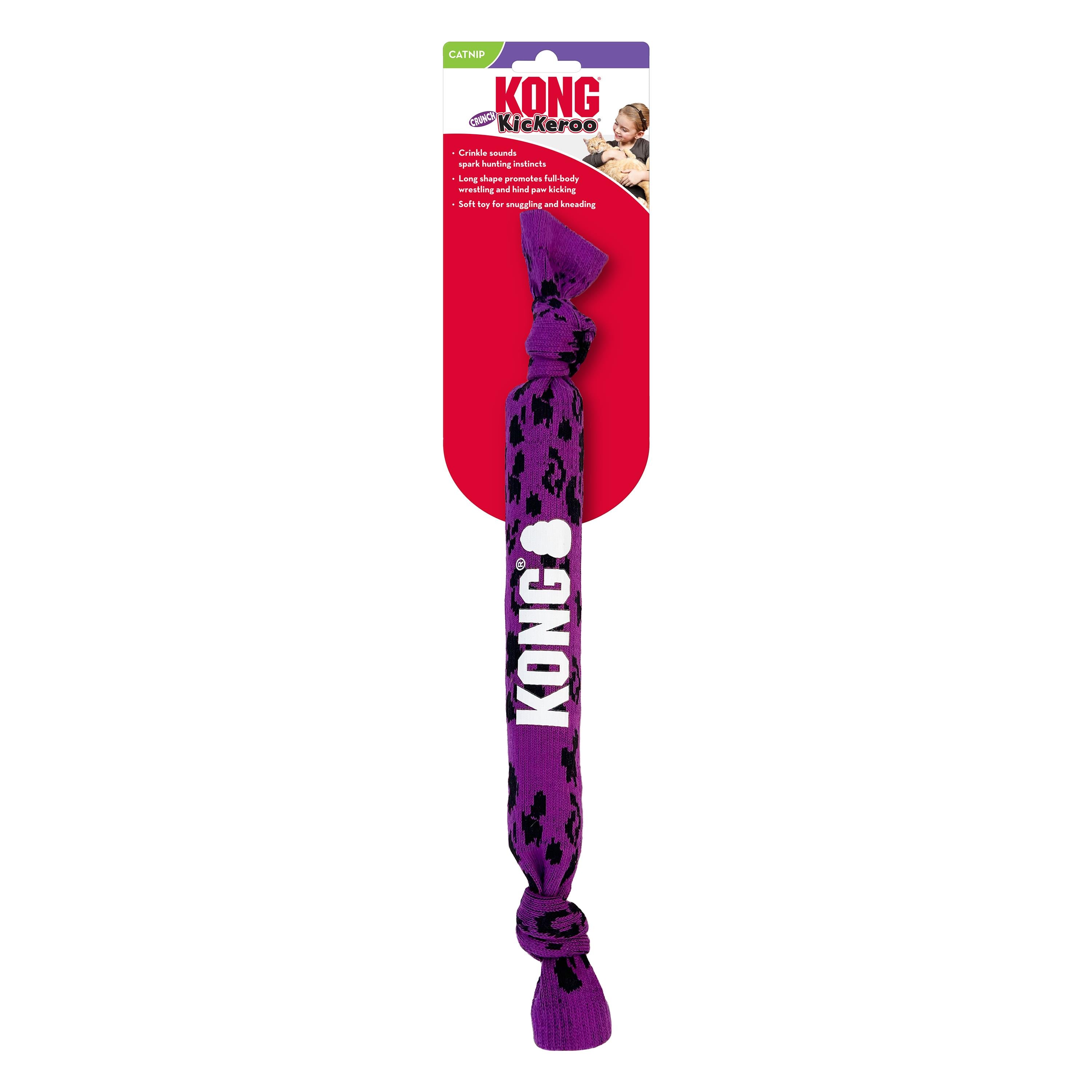 Kong Kickeroo Crunch Crinkle Sounding Cat Toy  