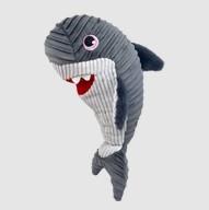 Kong Cuteseas Rufflez Shark Squeak and Plush Dog Toy - Medium  