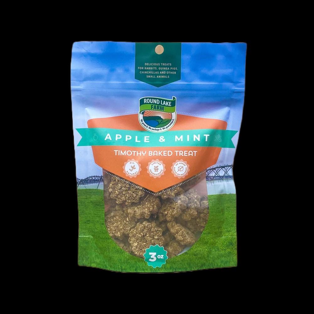 Round Lake Farms Apple and Mint Baked Timothy Small Animal Treats - 3 Oz