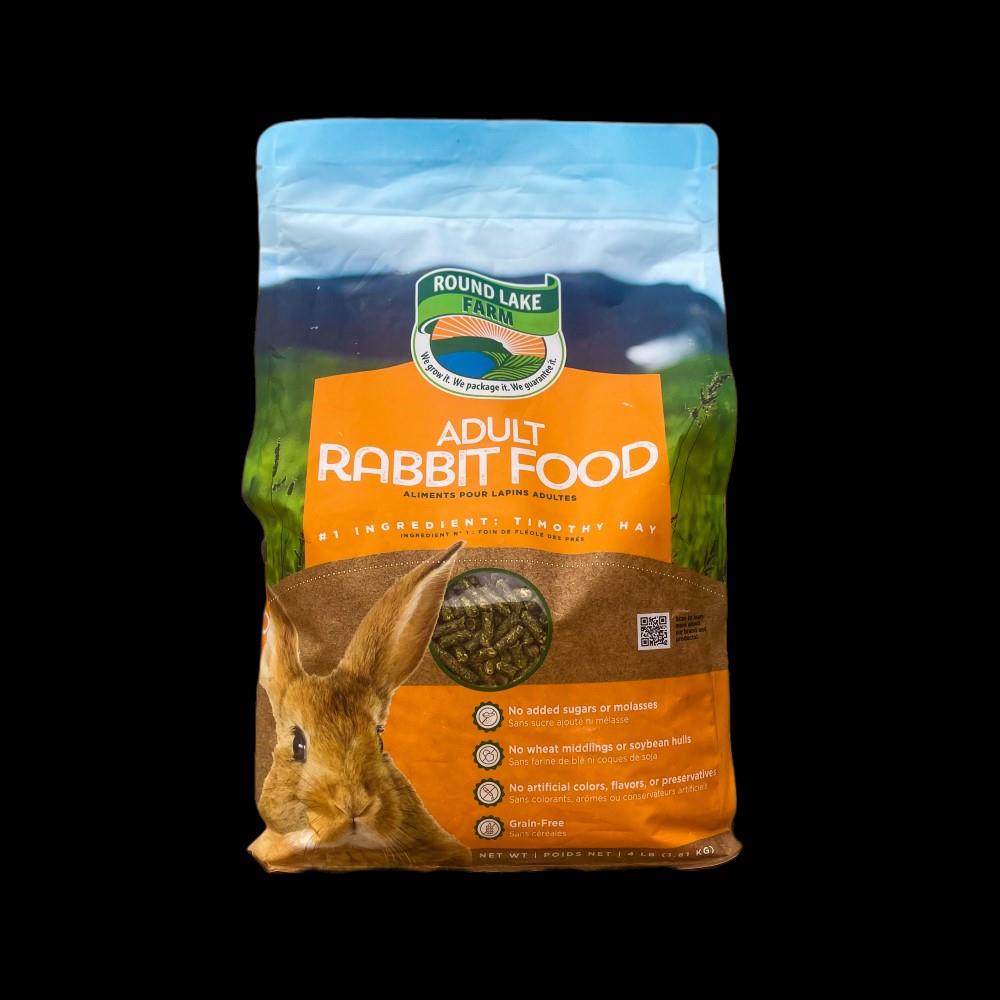 Round Lake Farms Grain-Free Adult Rabbit Small Animal Food 4 Pounds