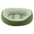 Arlee Rover Rest Cody Cuddler Oval Cushion Dog Bed - Olive - Small - L:24 X W:21 X H:10
