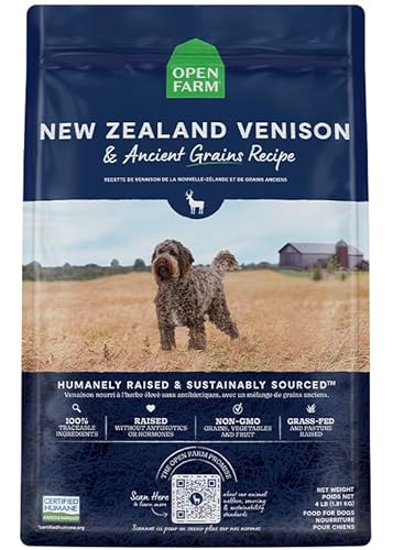 Open Farm High-Protein New Zealand Venison and Ancient Grains Dry Dog Food - 22 Lbs Default Title