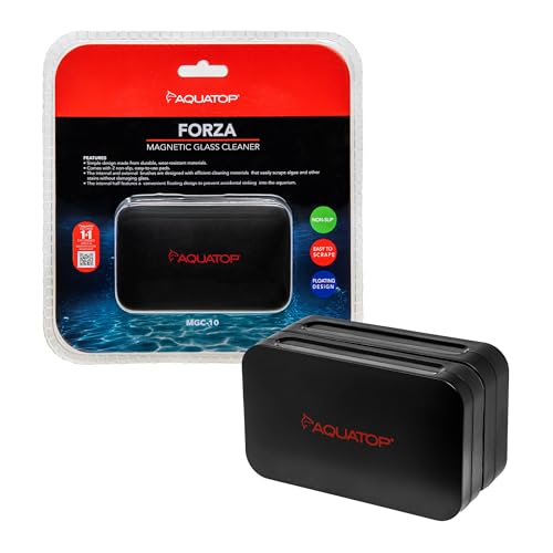 Aquatop Magnet Floating Aquarium Glass Cleaner - For 3/8