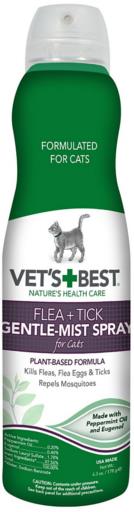 Vet's Best Flea and Tick Gentle Mist Spray for Cats - 6.3 Oz  