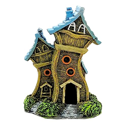 Blue Ribbon Exotic Environments Fun House Village Aquarium Décor Ornament - Small