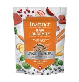 Longevity Beef Bites Adult 100% Freeze-Dried Raw Dog Food - 4.5 Oz