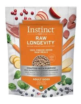 Longevity Lamb Bites Adult 100% Freeze-Dried Raw Dog Food - 16 Oz
