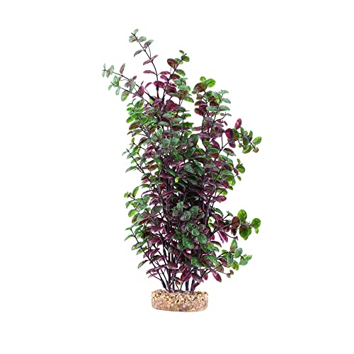 Fluval AquaLife Red Bacopa Plastic Plant Aquarium Décor -14 Inch