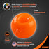 BIONIC Ball Toughest Chew Indestructible Fetch Rubber Dog Toy - Small - Dogs Up to 20 Lbs