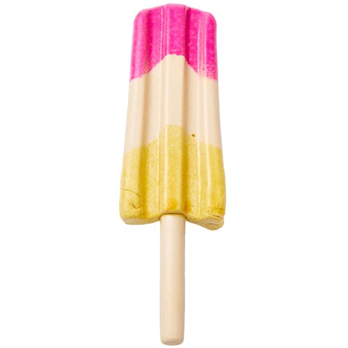 Ethical SPOT Pup Ice Ready-to-Freeze Strawberry and Banana Rocket Lollies with Chicken Dog Treats -  2 Pack