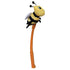 Flingerz Fling and Fetch Launcher Interactive Dog Toy with Nylon Squeaking Honey Bee   