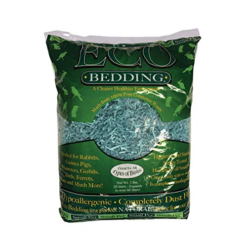 Fibercore Compact Eco Paper Bird and Small Animal Bedding - Blue - 30 Lbs