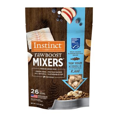 Instinct Raw Boost Mixers Wild-Caught Pollock Freeze-Dried Dog Food or Topper - 5.5 Oz