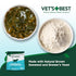 Vet's Best Gentle Dental Brush-Free Oral Care Powder Food Topper for Dogs - 75 Grams - 90 Day Supply