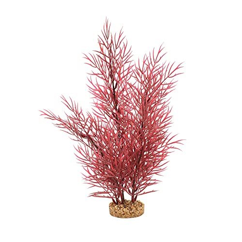 Fluval AquaLife Scarlet Eichornea Plastic Plant Aquarium Décor - 14 Inch