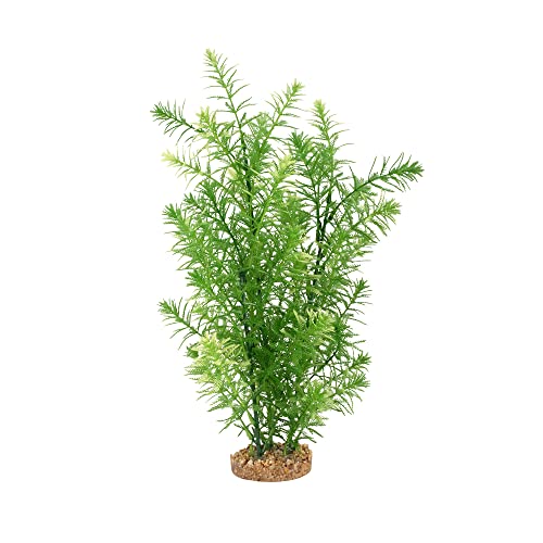 Fluval AquaLife Green Myriophyllum Plastic Plant Aquarium Décor - 14 Inch