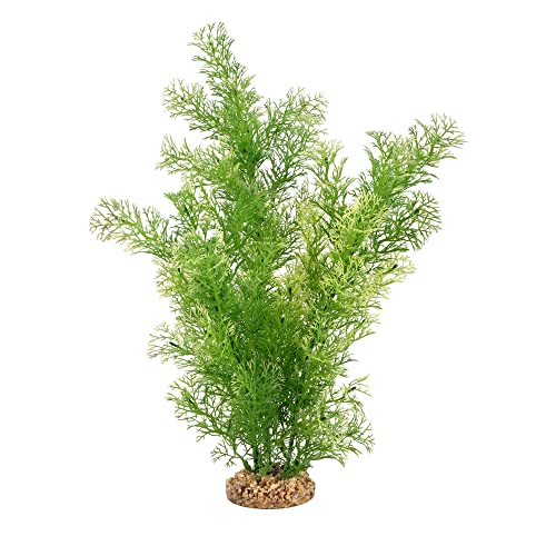 Fluval AquaLife Green Limnophila Plastic Plant Aquarium Décor - 14 Inch