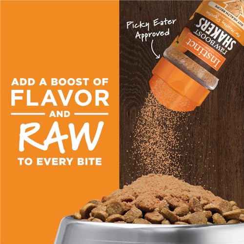 Instinct Raw Boost Shakers Grain-Free Gut Health Powder Freeze-Dried Raw Dog Food Topper - 5.5 Oz