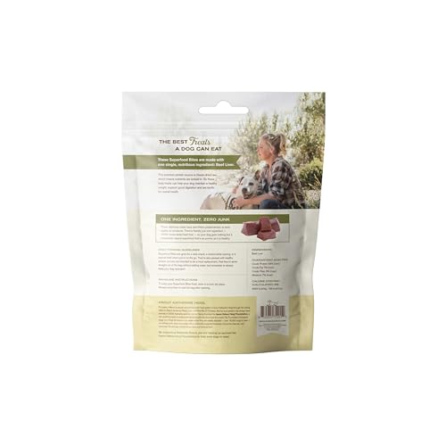 Badlands Ranch Superfood Bites Limited Ingredient Beef Liver Freeze-Dried Raw Dog Treats - 4 Oz - 6 Pack