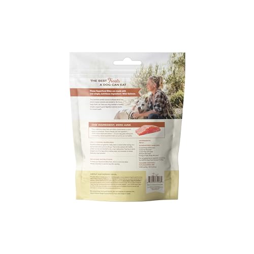 Badlands Ranch Superfood Bites Limited Ingredient Salmon Freeze-Dried Raw Dog Treats - 4 Oz - 6 Pack