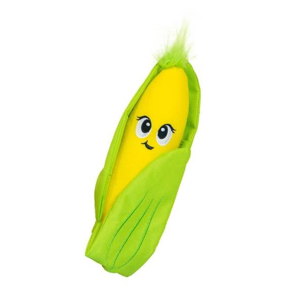 Outward Hound Nina Ottosson Hide N' Find Corn Dog Crinkle and Squeak Plush Dog Toy