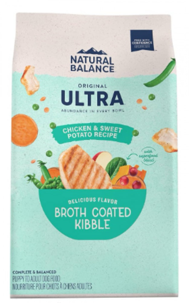 Natural Balance Original Ultra Grain-Free Chicken and Sweet Potato Broth Coated Dry Dog Food - 4 Lbs Default Title